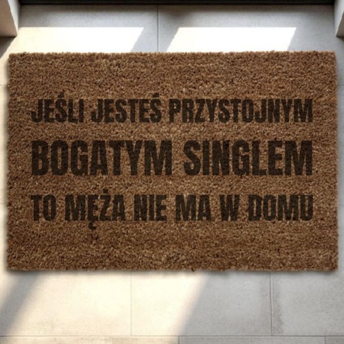 wycieraczka-kokosowa-z-grawerem-przystojny-singiel